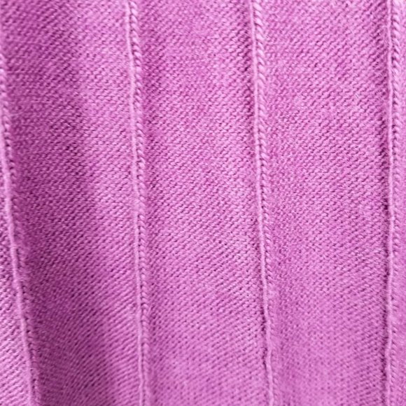 Lombaggi Knitwear Women's Purple Angora Polymide/Acrylic Midi Knit Dress Size S - Picture 7 of 10